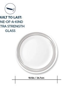 Alternative view of Corelle® Brushed Silver 10.25 Dinner Plate