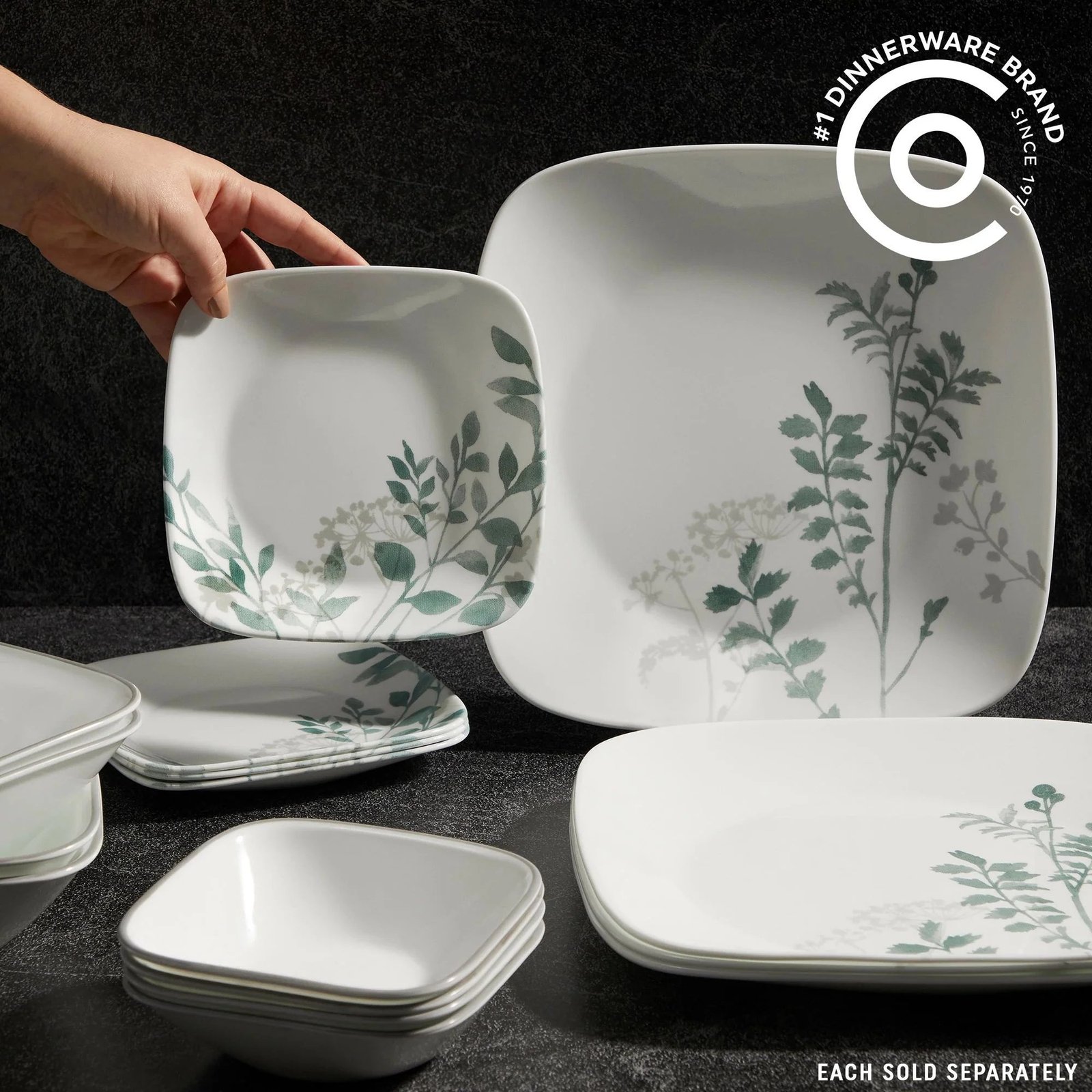 Corelle® Square Amalie 6.5 Appetizer Plate - Image 2