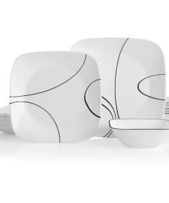Corelle® Simple Lines 18-piece Dinnerware Set, Service for 6