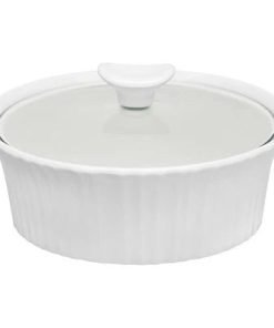 CorningWare® French White® 1.5-quart Round Casserole Dish with Lid