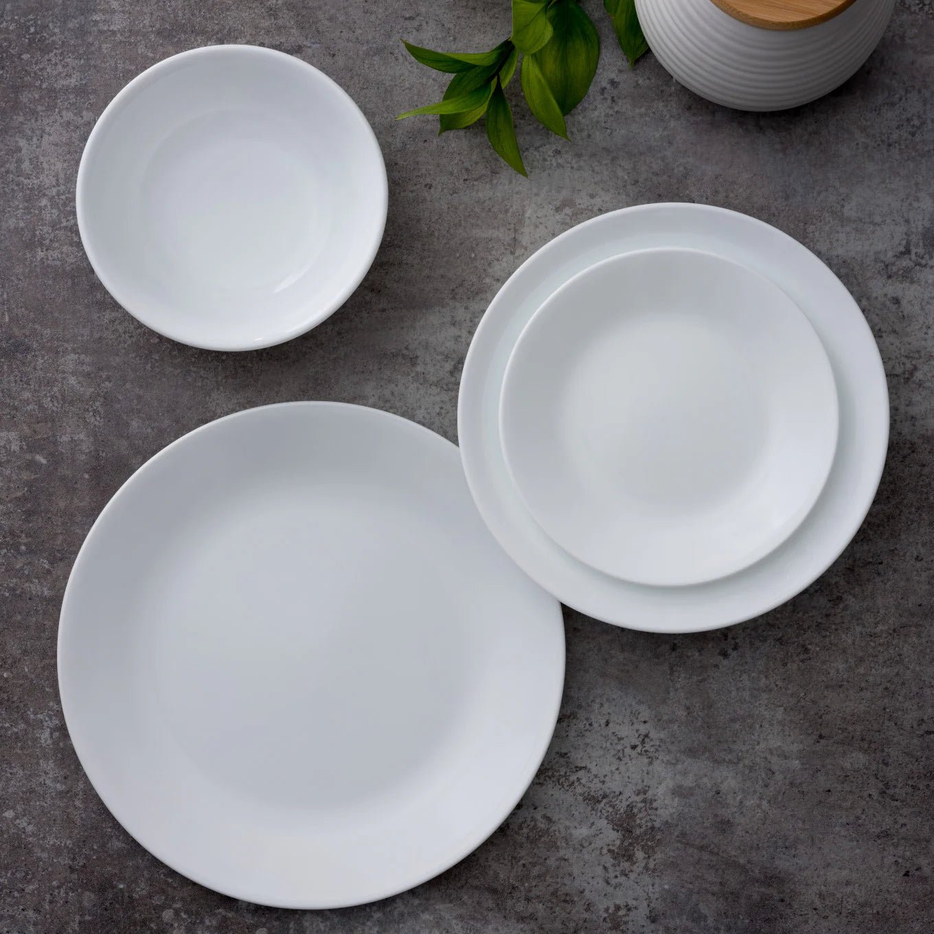 Corelle® Winter Frost White Lunch Plates, 4-pack - Image 2