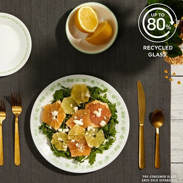Corelle® Spring Blossom Green 10.25 Dinner Plate - Image 5