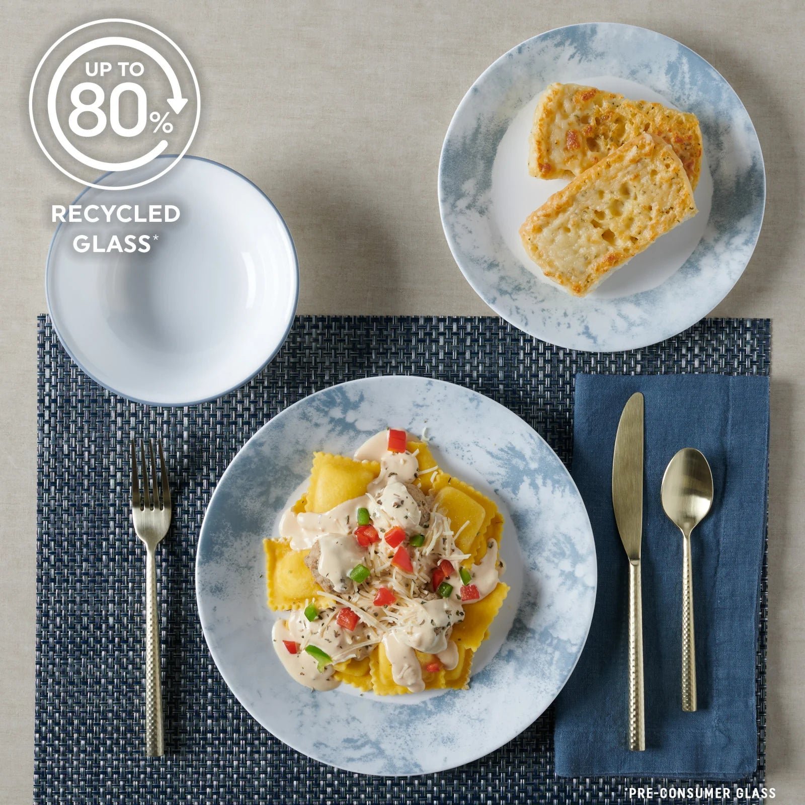 Corelle® Salt Wash 12-piece Dinnerware Set, Service for 4 - Image 6