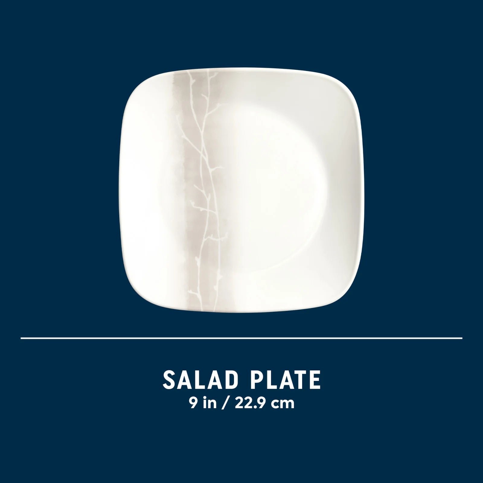 Corelle® Square Wandering Grove 9 Salad Plate - Image 7