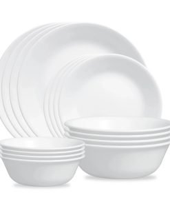 Corelle® Winter Frost White 16-piece Mugless Dinnerware Set, Service for 4