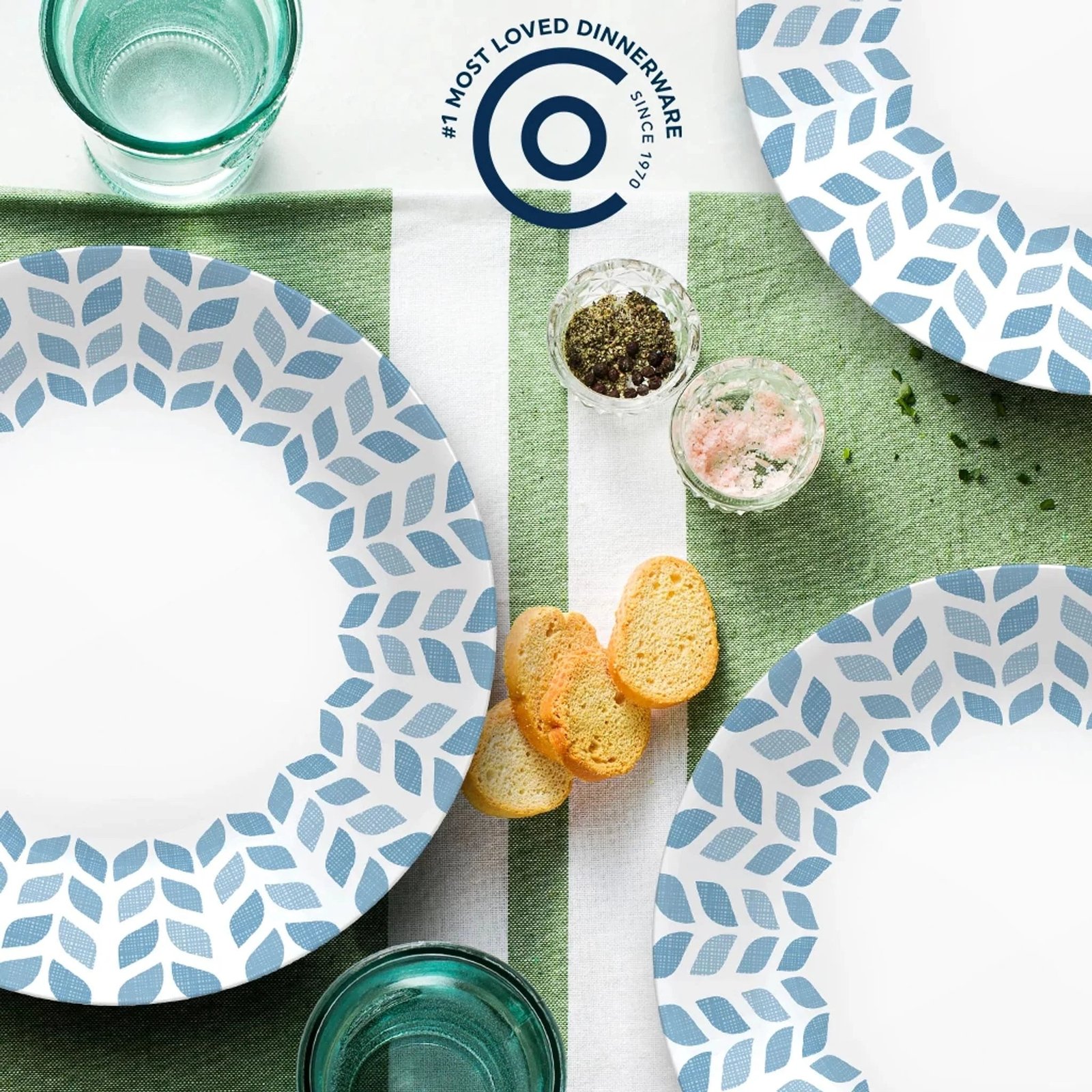 Corelle® Global Collection Northern Pines 10.25 Dinner Plates, 6-pack - Image 2