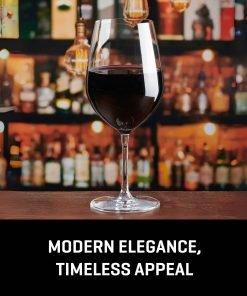 Alternative view of Lucaris Tokyo Temptation Bordeaux Glasses (4-Pieces), 21-ounce, Dishwasher Safe, Lead-free Crystalline