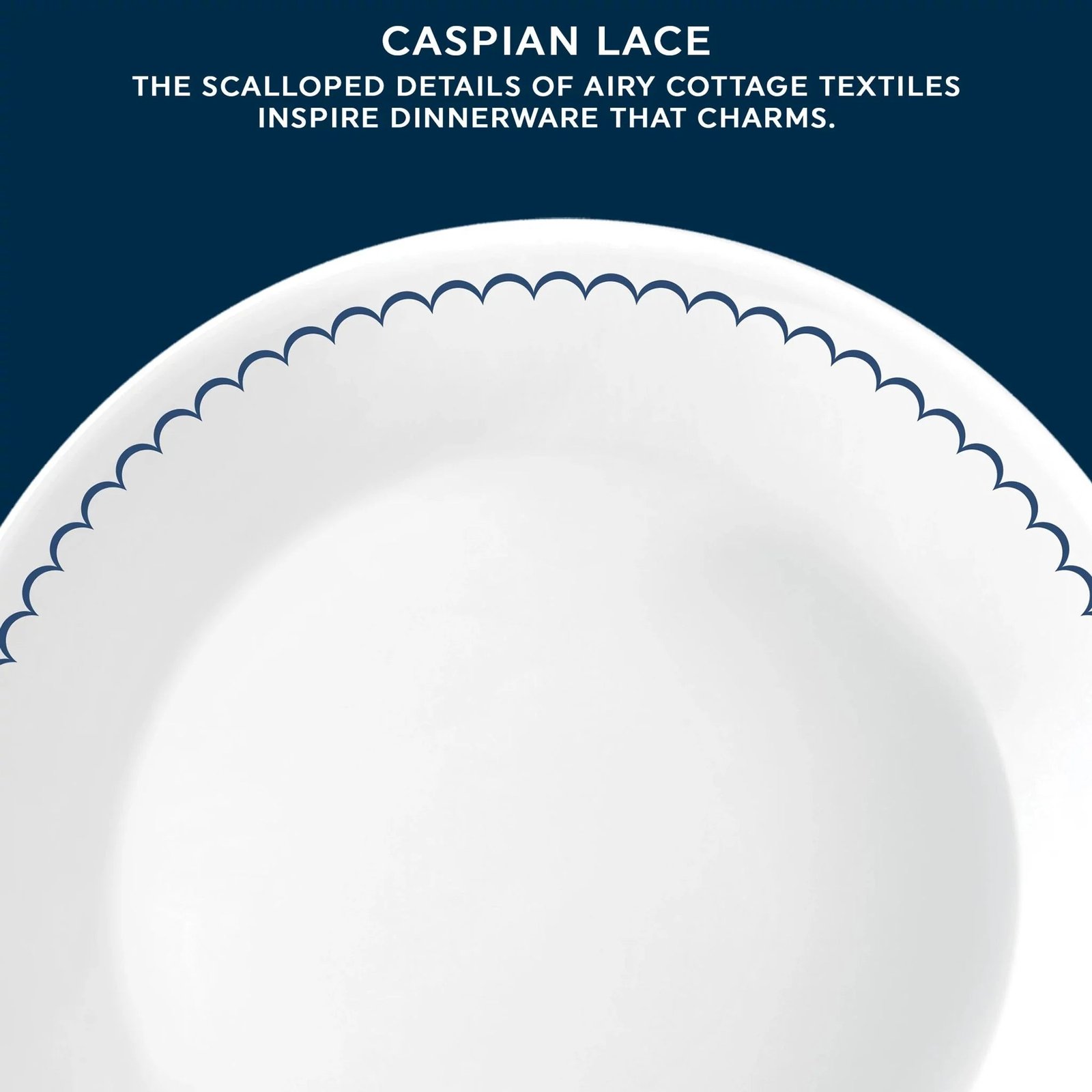 Corelle® Caspian Lace 8.5 Salad Plate - Image 2