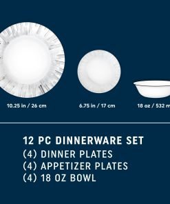 Alternative view of Corelle® Arica 12-piece Dinnerware Set, Service for 4