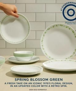 Alternative view of Corelle® Spring Blossom Green 10.25 Dinner Plate