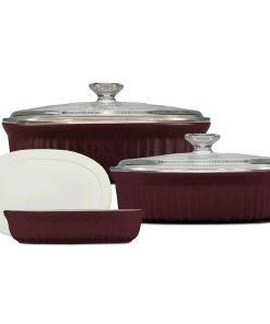 CorningWare® French Colors 6-piece Bakeware Set, Cabernet