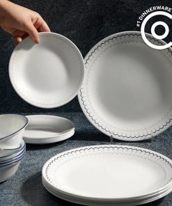 Alternative view of Corelle® Caspian Lace 66-piece Dinnerware Set, Service for 12