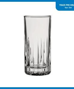 Alternative view of Ocean Glass Traze PRE Highball Glasses (4-Pieces), 12-ounce, Dishwasher Safe