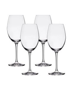 Lucaris Bangkok Bliss Cabernet Glasses (4-Pieces), 16-ounce, Dishwasher Safe, Lead-free Crystalline