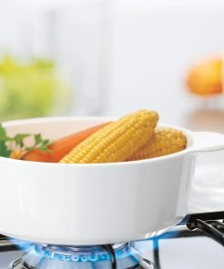 Alternative view of CorningWare® Just White 3.25L Casserole with Lid