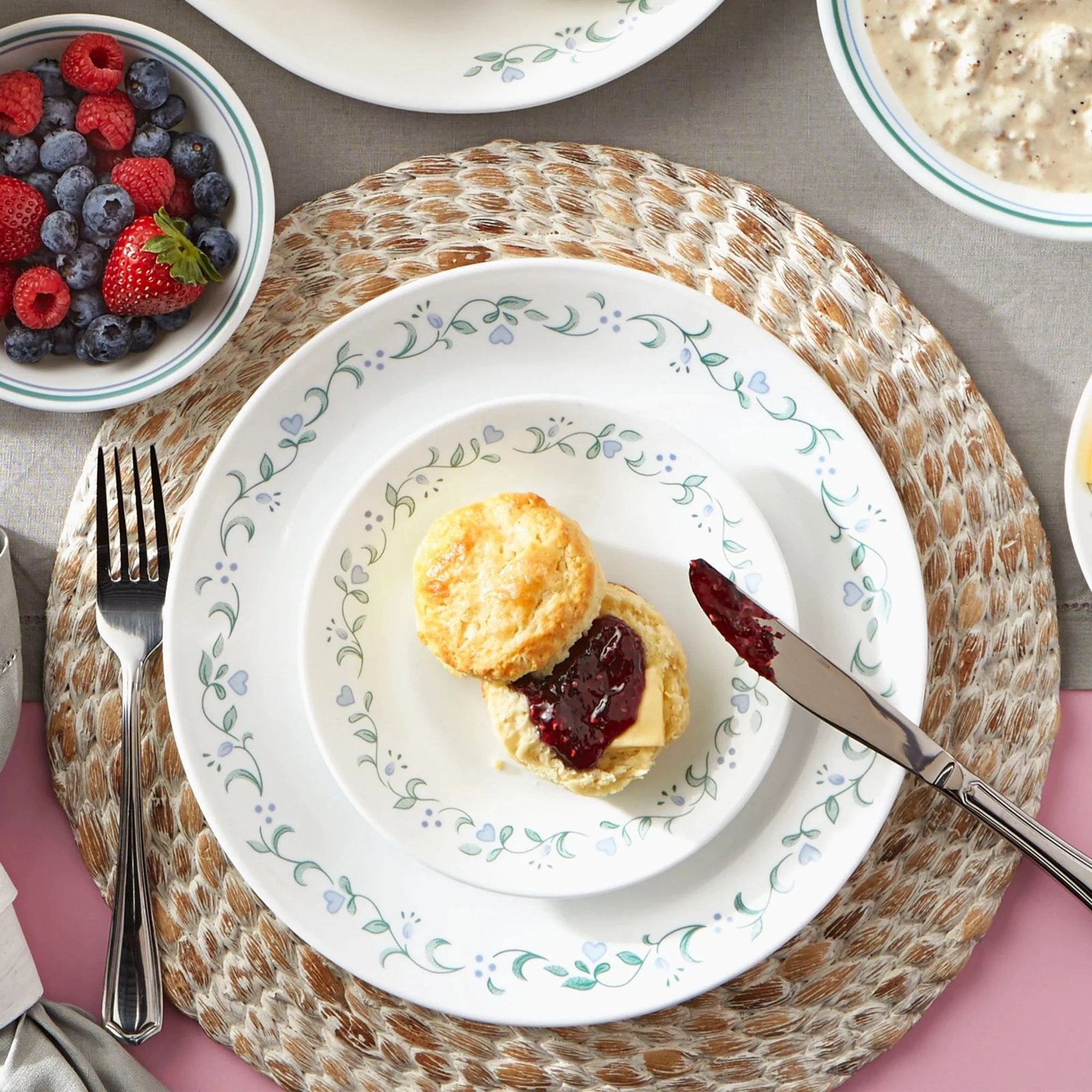 Corelle® Country Cottage 12-piece Dinnerware Set, Service for 4 - Image 2