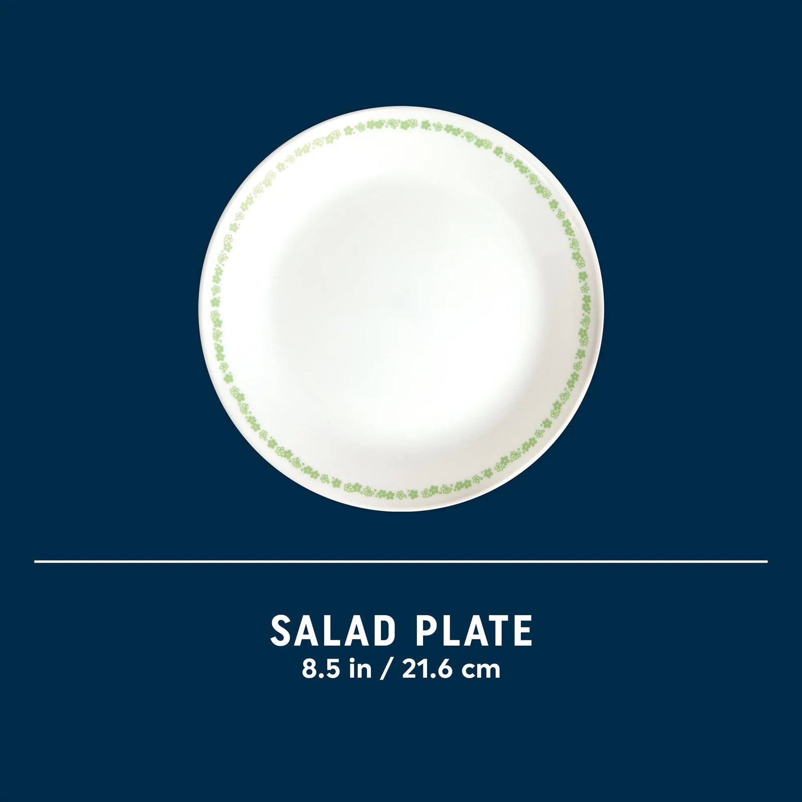 Corelle® Spring Blossom Green 8.5 Salad Plate - Image 7