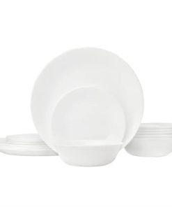 Corelle® Winter Frost White 18-piece Dinnerware Set, Service for 6