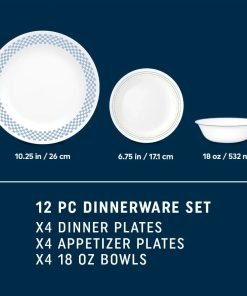Alternative view of Corelle® Amelia 12-piece Dinnerware Set, Service for 4