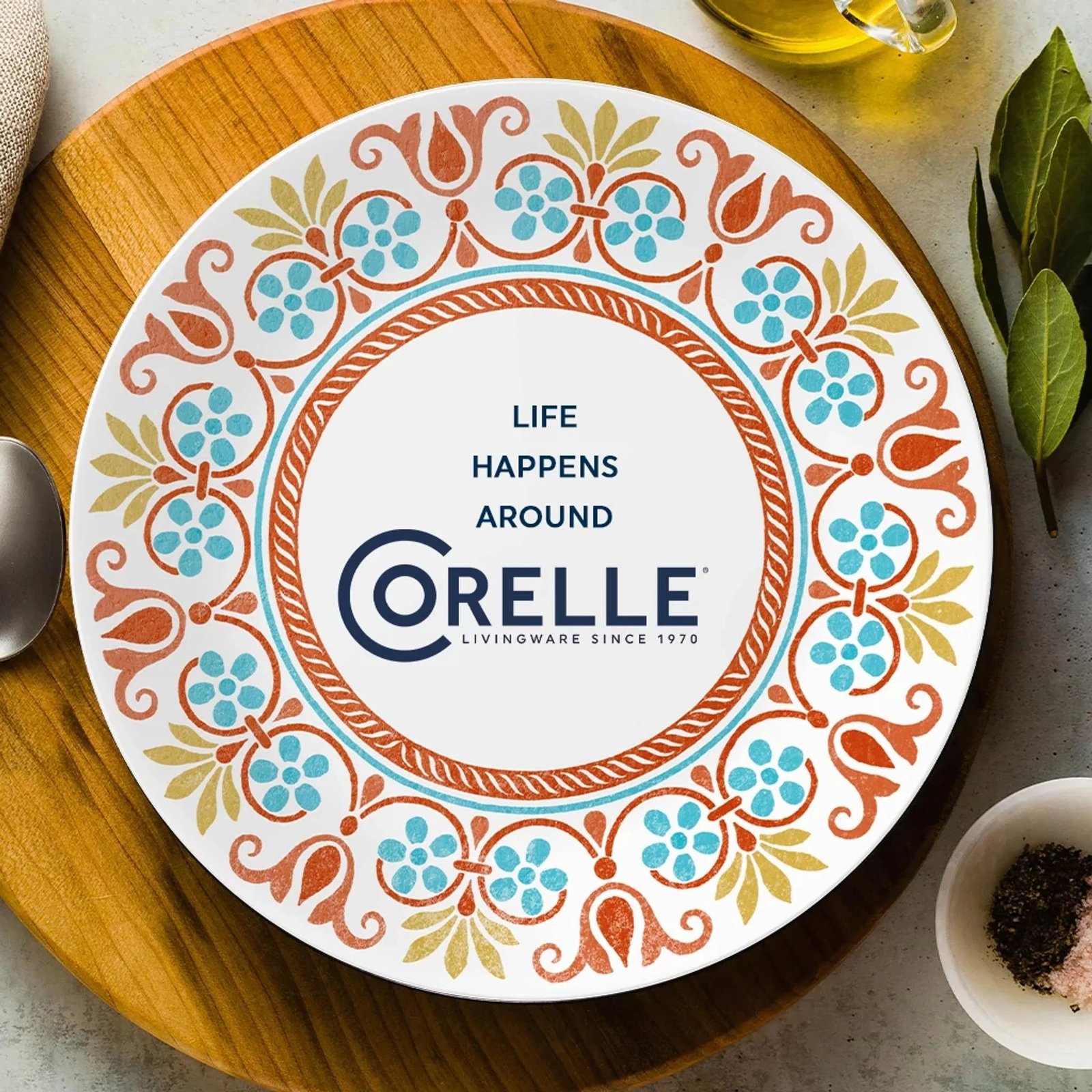 Corelle® Global Collection Terracotta Dreams 10.25” Dinner Plates, 6-pack - Image 6