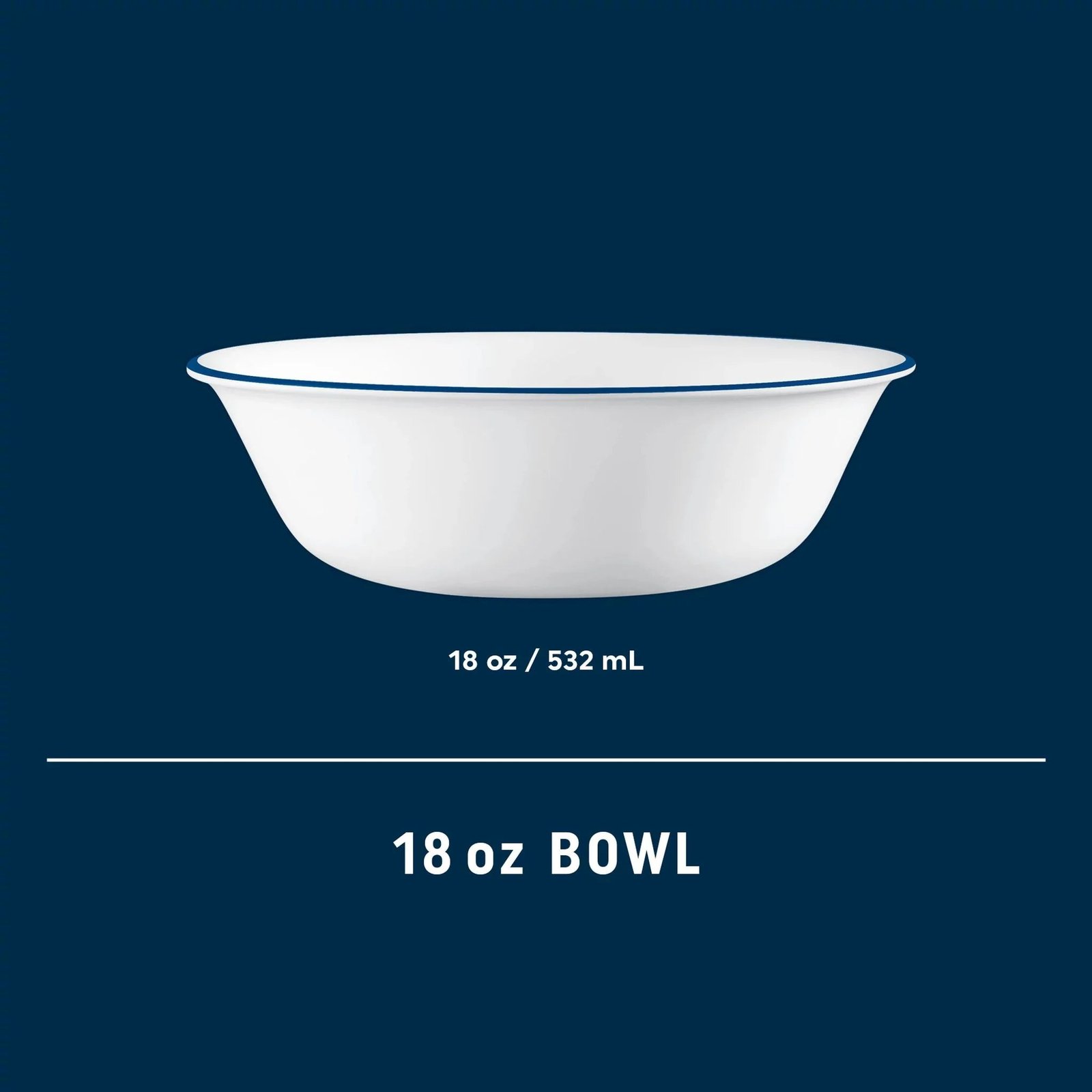 Corelle® Caspian Lace 18-ounce Cereal Bowl - Image 6