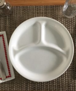 Alternative view of Corelle® Winter Frost White 8.5 Divided Salad Plate
