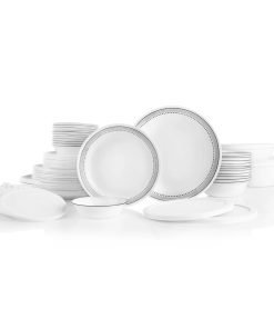 Corelle® Mystic Gray 78-piece Dinnerware Set, Service for 12