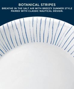Alternative view of Corelle® Botanical Stripes 10.25 Dinner Plate, 6 pack