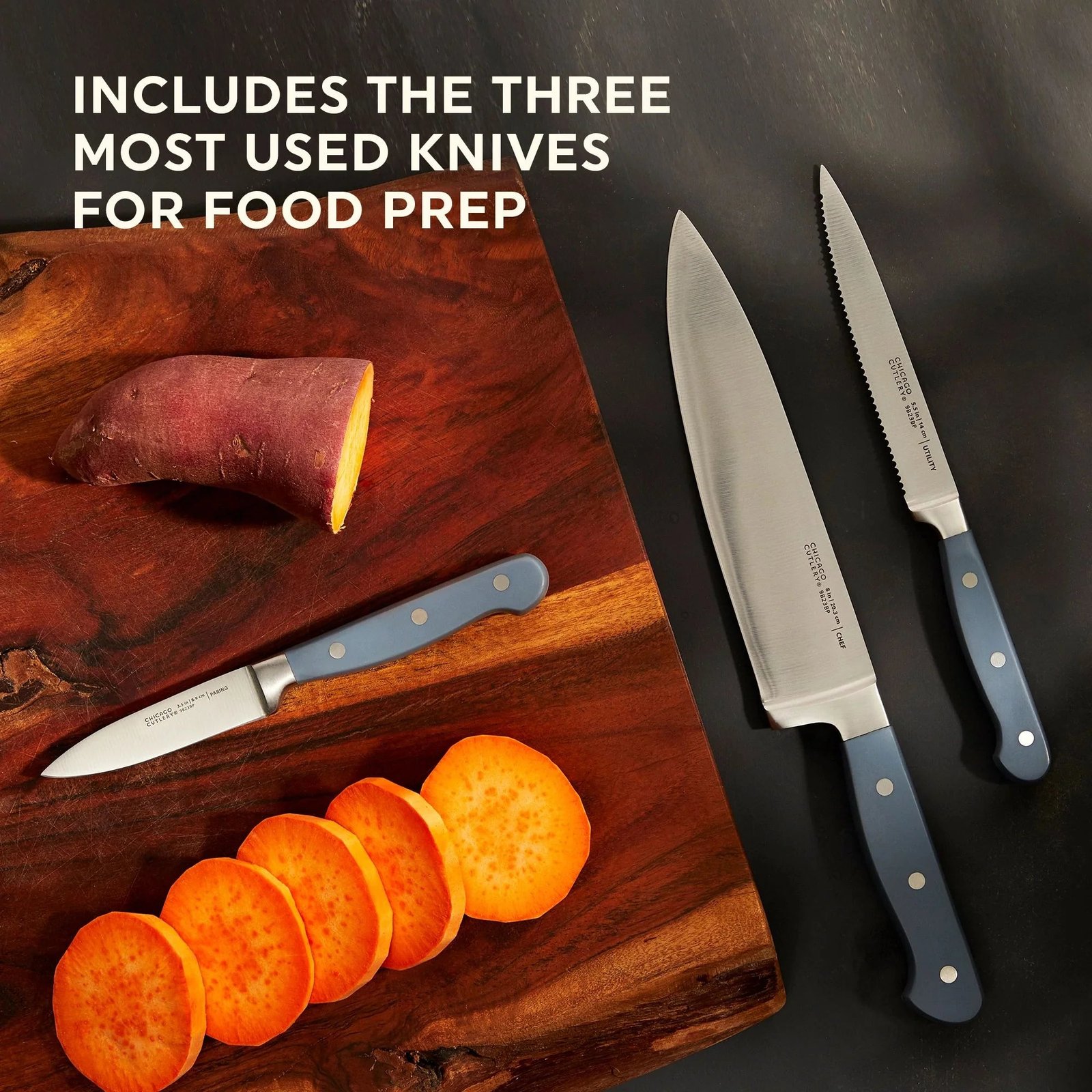 Chicago Cutlery® Halsted 3-piece Knife Set - Image 5